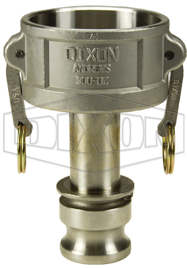 Dixon® Cam & Groove Jump Size Coupler x Adapter (Type DA)